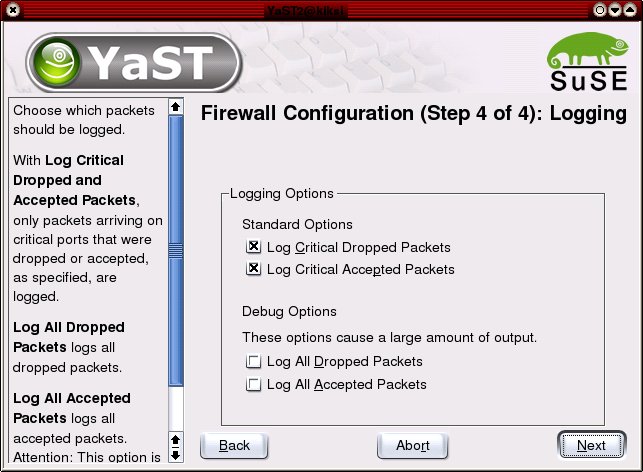 SUSEn palomuuri, 4. vaihe