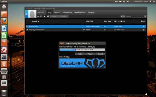 Desura Linux 64 / Ubuntu 11.10