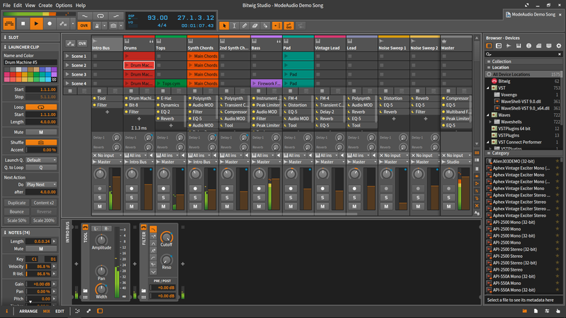Tiedosto:Bitiwig interface demo song.png