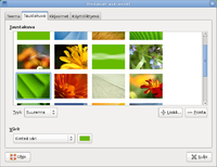 GNOMEn työpöydän taustan asetukset
